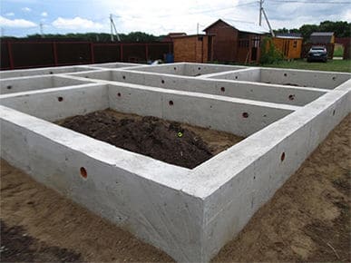 Ленточный фундамент