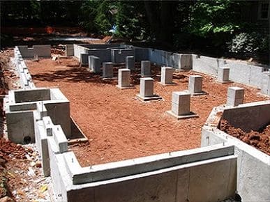 Столбчатый фундамент